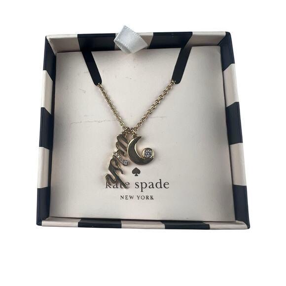 Kate Spade Wish Necklace Gold Tone NWT in Box $68 - Picture 1 of 8